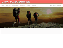 Tablet Screenshot of lawania-adventures.com